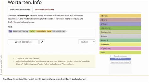 Wortarten.Info
